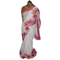 Knitted saree