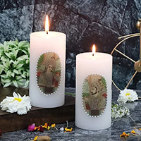 Printed candle