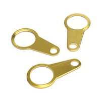 Brass earth tags