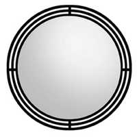 Wrought iron mirror