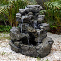 Outdoor water fountains