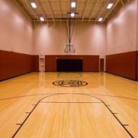 Basketball court flooring