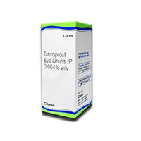 Travoprost eye drops