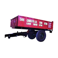 Hydraulic tipping trailer