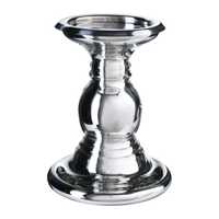 Silver candle holder