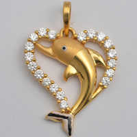 Gold pendants