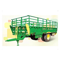 Non tipping tractor trolley