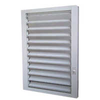 Plastic louver