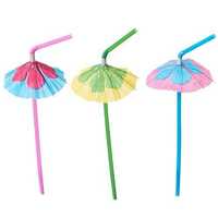 Umbrella straws