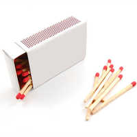 Safety match box