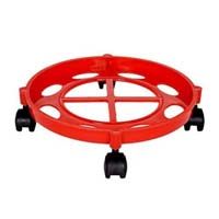 Plastic gas cylinder trolley