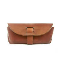 Leather eyeglass case