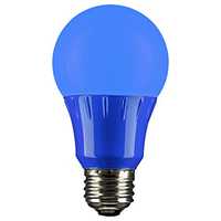 Blue light bulb