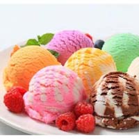 Flavored ice cream