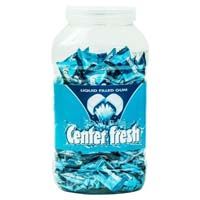 Center fresh chewing gum