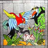 Stained glass painting