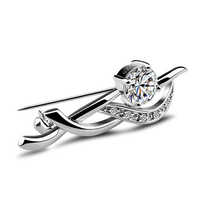 Sterling silver brooches