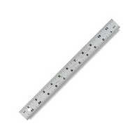 Aluminium ruler