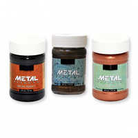 Reactive metallic paint
