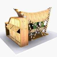 Bamboo house