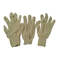 Cotton dotted gloves