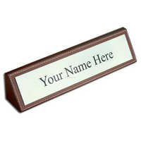 Wooden name plate