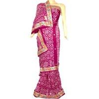 Printed Bandhani Sarees