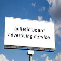Bulletin Board Advertising Service