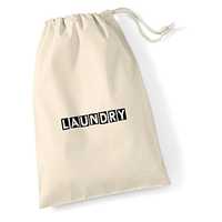 Canvas laundry bags