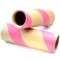 Textile paper tube