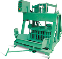 Solid block making machine