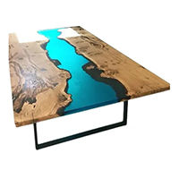 Epoxy resin table