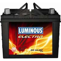 Luminous automotive battery