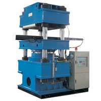 Plate vulcanizing press