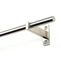 Stainless steel curtain rod