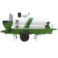 Concrete trailer pump