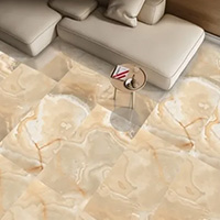 Porcelain floor tile