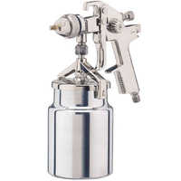Pressure feed spray gun