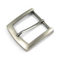 Silver belt buckle
