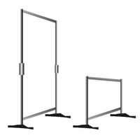 Adjustable backdrop stand