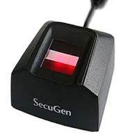 Secugen fingerprint scanner
