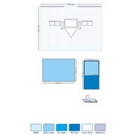 Vertical isolation drape