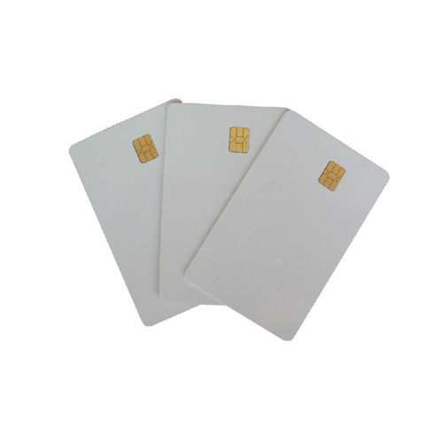 Plastic chip cards