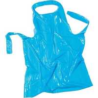 Disposable plastic apron