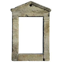 Stone window frame