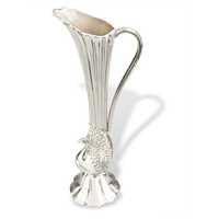 Silver flower vase