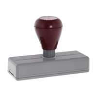 Pre inked rubber stamp