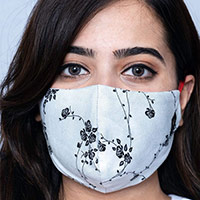 Printed face mask