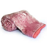 Embossed mink blanket