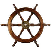 Nautical ship wheel